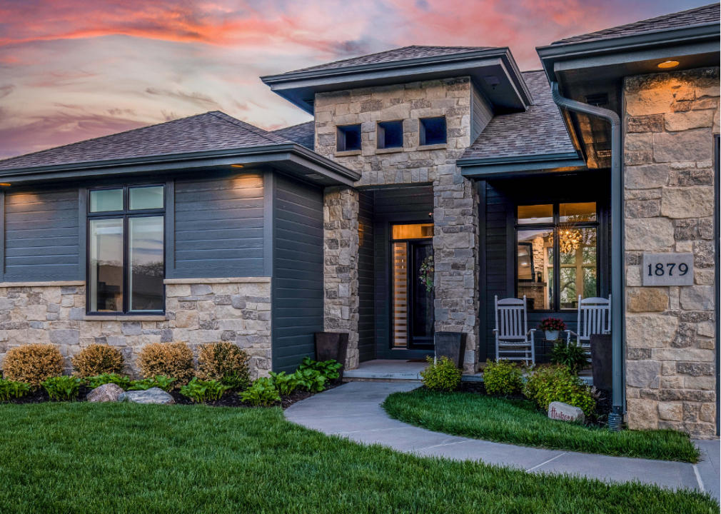 Modern home in Omaha, NE, the #4 metro area with biggest ROI for house-flippers. 