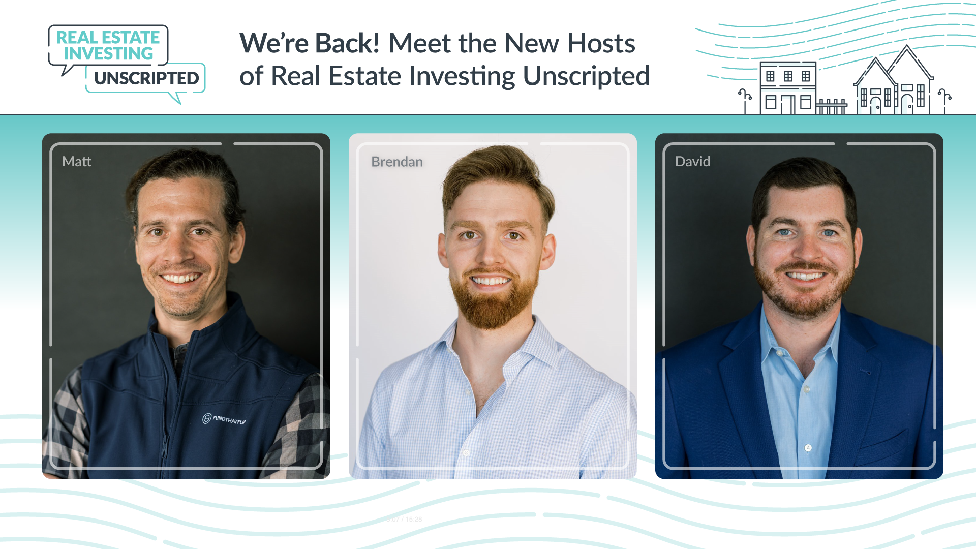 Matt Rodak joins us on our Pilot to hand off the reigns to Brendan Bennett (job title) and David Duggan, and talk about the current state of real estate.